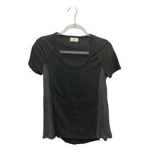 T.LA Anthropologie Contrast Ribbed Tee